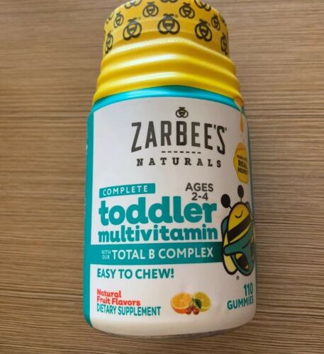 Zarbee s Toddler Multivitamin Sweetened with Honey 110 Gummies No Artificial New