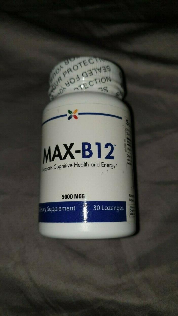- MAX-B12 Vitamin B12 Lozenges 5000 mcg - Supports Cognitive Health and Energy -