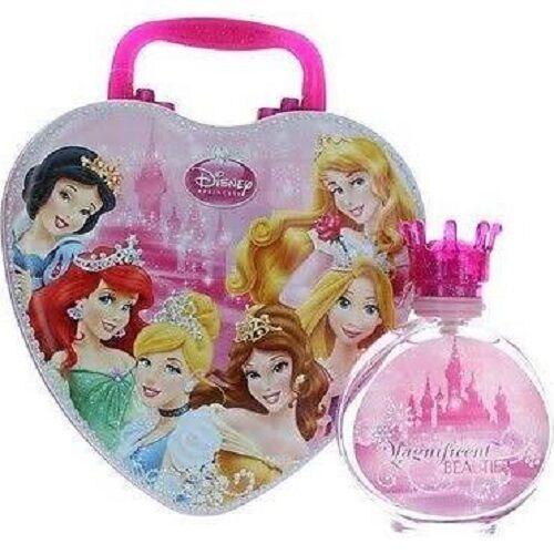 Disney Princess Perfume ~ Magnificent Beauties 3.4 oz *NIB* Lunchbox Case