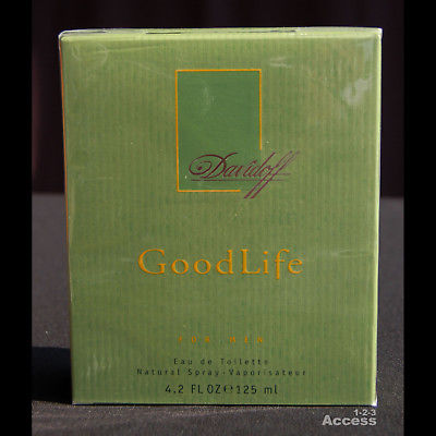 Good Life by  Davidoff  4.2 oz/125 ml Men's Eau de Toilette Spray  NIB Sealed
