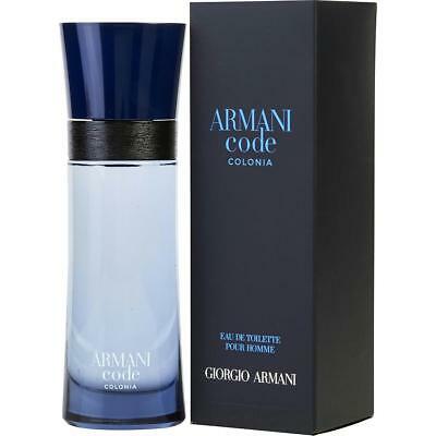 Armani Code Colonia By Giorgio Armani Edt Spray 2.5 Oz