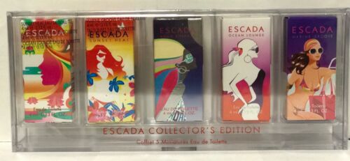 Escada Perfume Collector's Edition .13oz 5 Mini Eau De Toilette Set