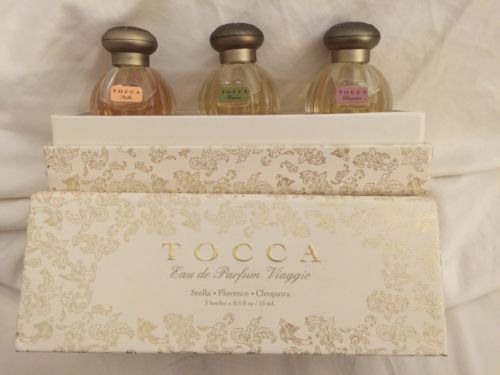 Tocca Eau De Parfum Viaggio (Stella, Florence, Cleopatra)- 3 Bottles, .5 Oz Each
