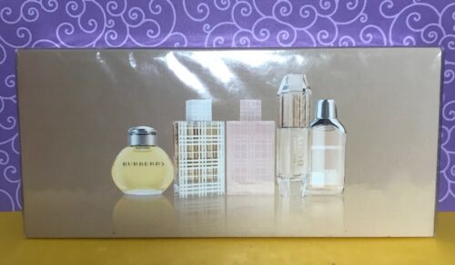 Burberry ??Women Brit Perfume Gift Set Box 5 Pieces NIB Free Ship