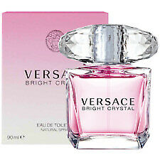 New Versace Bright Crystal 3 oz EDT Spray Perfume For Women Brand New In Box