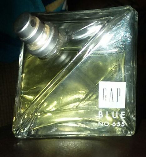 Gap Blue NO. 655 perfume Rare & Discontinued HTF 2.3 Oz Bottle about 75% full