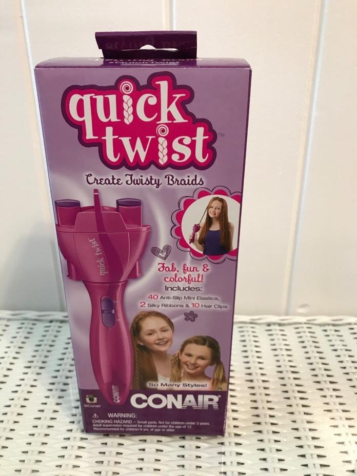 Conair QUICK TWIST BRAIDS / GREAT STOCKING STUFFER