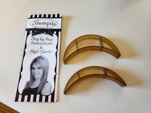 Lot of 2 Hair Bumpiest w/ style guide - light brown to light