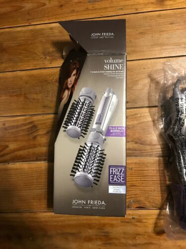 John Frieda Hot Air Brush; 1 1/2 inch and 2 inch Barrels Frizz Ease