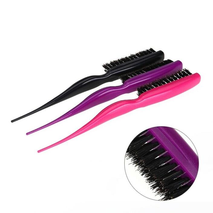 Hairdressing Brushes Teasing Back Combing Hair Brush Slim Line Styling Comb