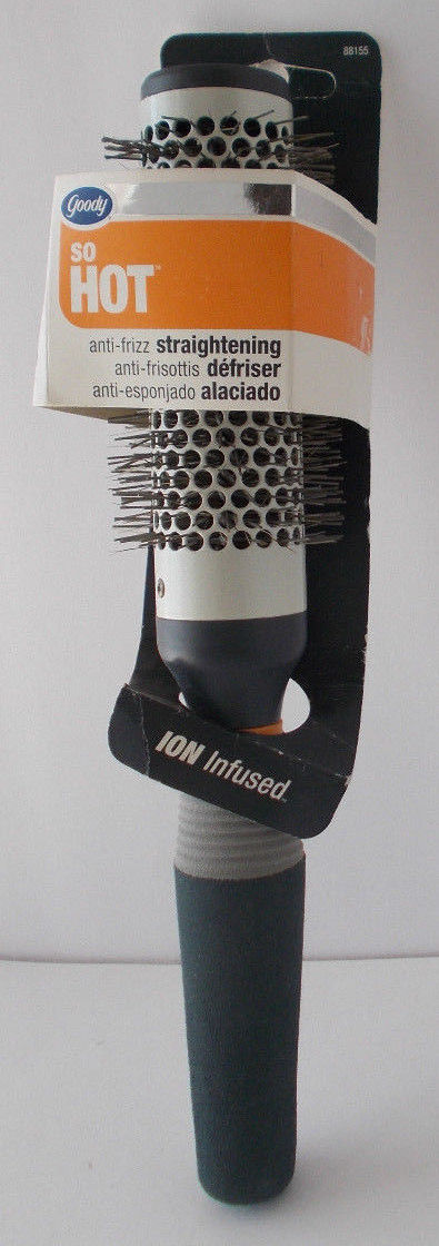 Goody So Hot Ion Infused Hair Brush Anti Frizz Straightening Or Curling Ceramic