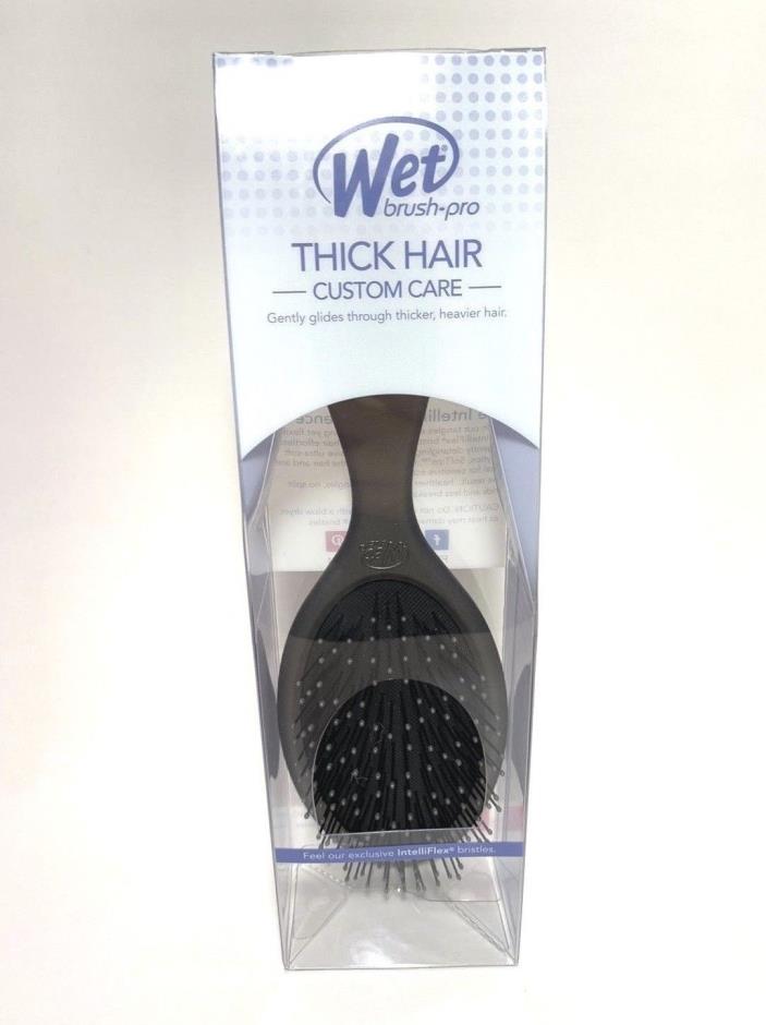 JDB Wet Brush Pro Thick Hair Custom Care Brush Gray Detangling FULL SIZE NIB