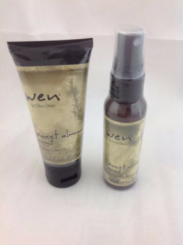 WEN Chaz Dean Replenishing Treatment Mist and Sweet Almond Styling Cream NEW