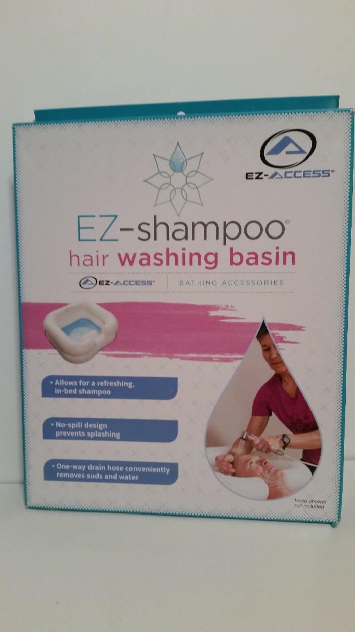 EZ-Shampoo Inflatable Sink Shampoo Basin Tub Bed bound Wash Hair In Bed