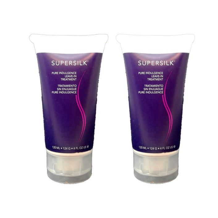 Brocato Supersilk Pure Indulgence Leave-In Treatment 4 Ounces (2 Pack)