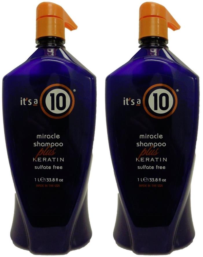 It's a 10 - Miracle Shampoo Plus Keratin 33.8oz (Pack of 2)