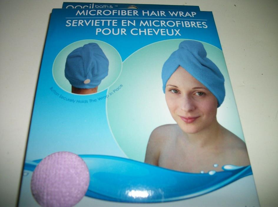 April Bath & Shower Microfiber Hair Drying Wrap.PINK.USA!!! SHIPS FREE!!!