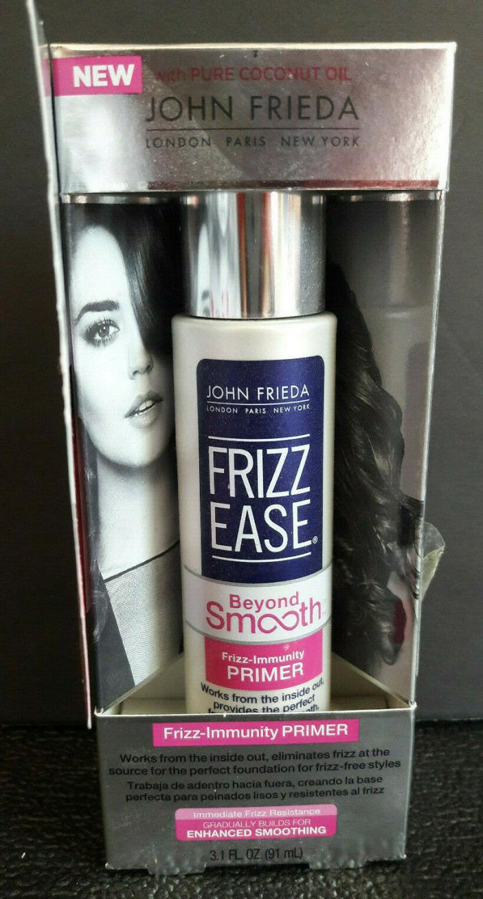 John Frieda Frizz Ease Beyond Smooth Frizz Immunity Primer 3.1OZ. / Free Ship