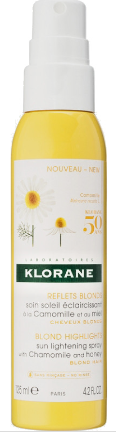 Klorane Blond Highlights Sun Lightening Spray Chamomile & Honey 125 ml Leave-In