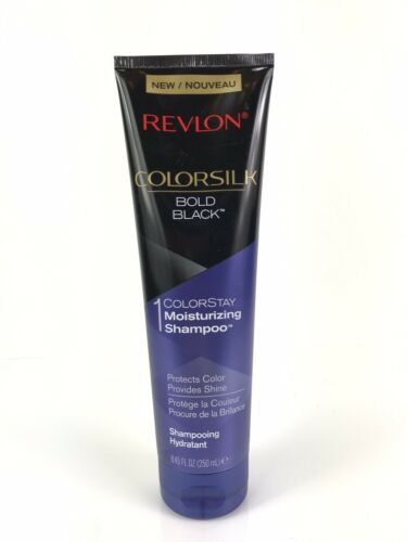 Revlon Colorsilk Glowing BOLD BLACK Moisturizing Hair Shampoo, 8.45 fl oz NEW