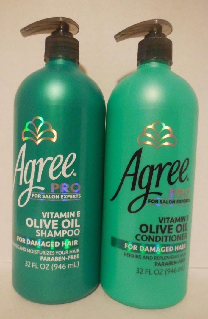 Agree Olive Oil Vitamin E Shampoo and Conditioner Agree Pro Two 32 oz Bottles