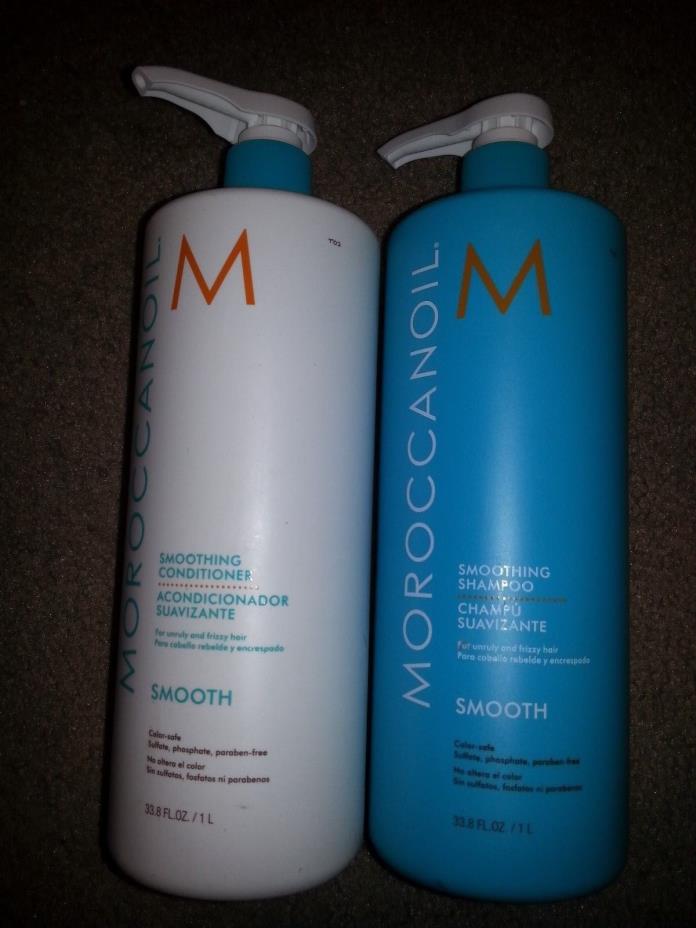 Moroccanoil Smooth Shampoo and Conditioner (33.8 fl. oz each)