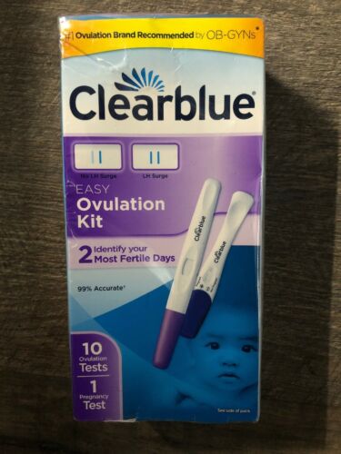 Clearblue Easy 10 Ovulation Test 1 Pregnancy Test Kit 99% Accurate 6/20 SEALED