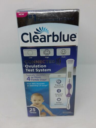 Clearblue Connected Ovulation Test System w/ Bluetooth, 25 Tests