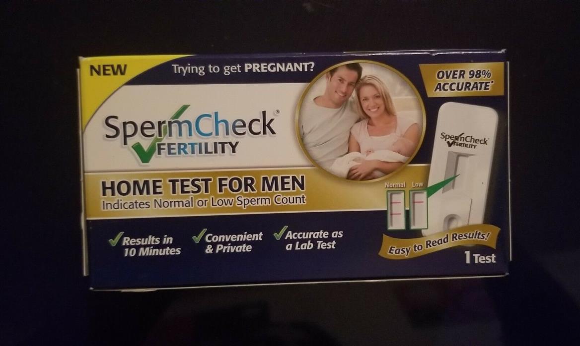 SpermCheck Male Fertility Home Test for Men EXPIRED: 2019/02/28 Free Shipping