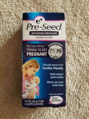 Pre-Seed Fertility Conception Friendly Lube Lubricant Plus 9 Applicators