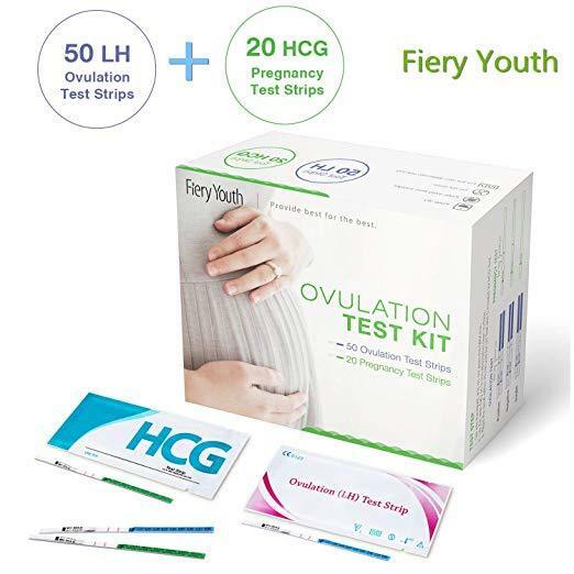 SEALED Fiery Youth Ovulation Test Kit - 50 Ovulation, 20 Pregnancy Test Strips