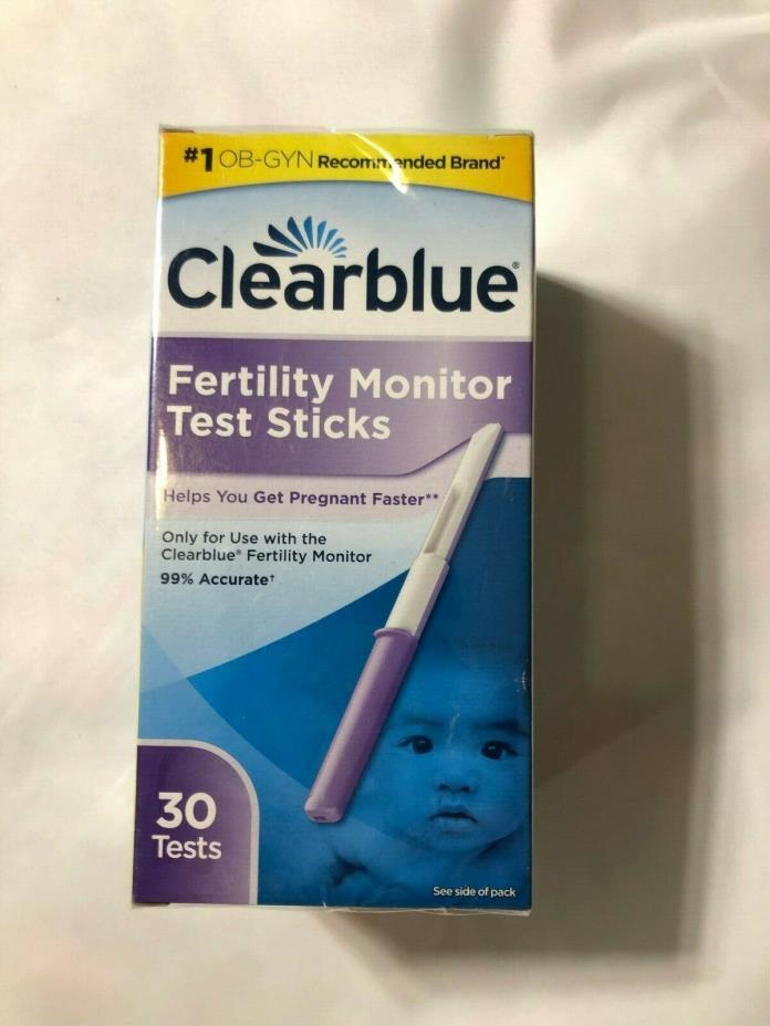 Clearblue Fertility Monitor Test Sticks 30 ct, OVULATION EXPIRES 10/31/2019