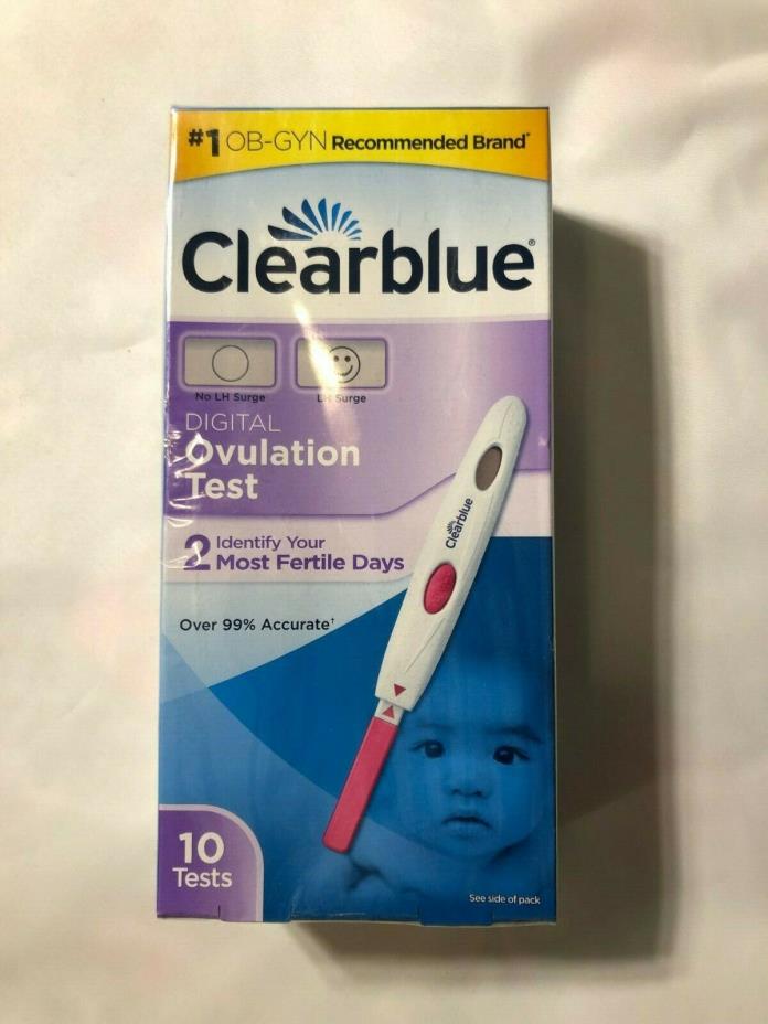 CLEARBLUE Advanced Digital Ovulation Test - 10 Tests - EXPIRES 12/31/2019