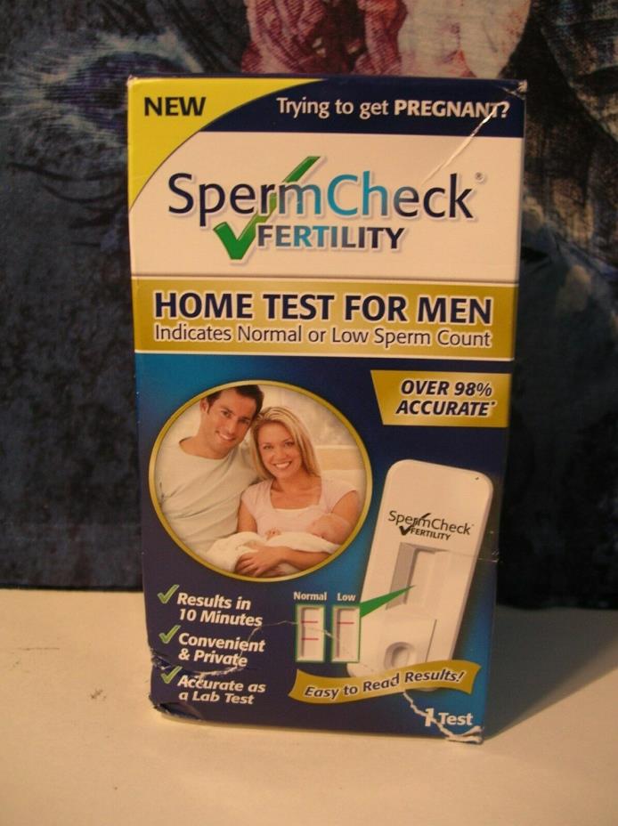 SpermCheck Fertility Home Test For Men 1 Test Exp. 01/2019 #2