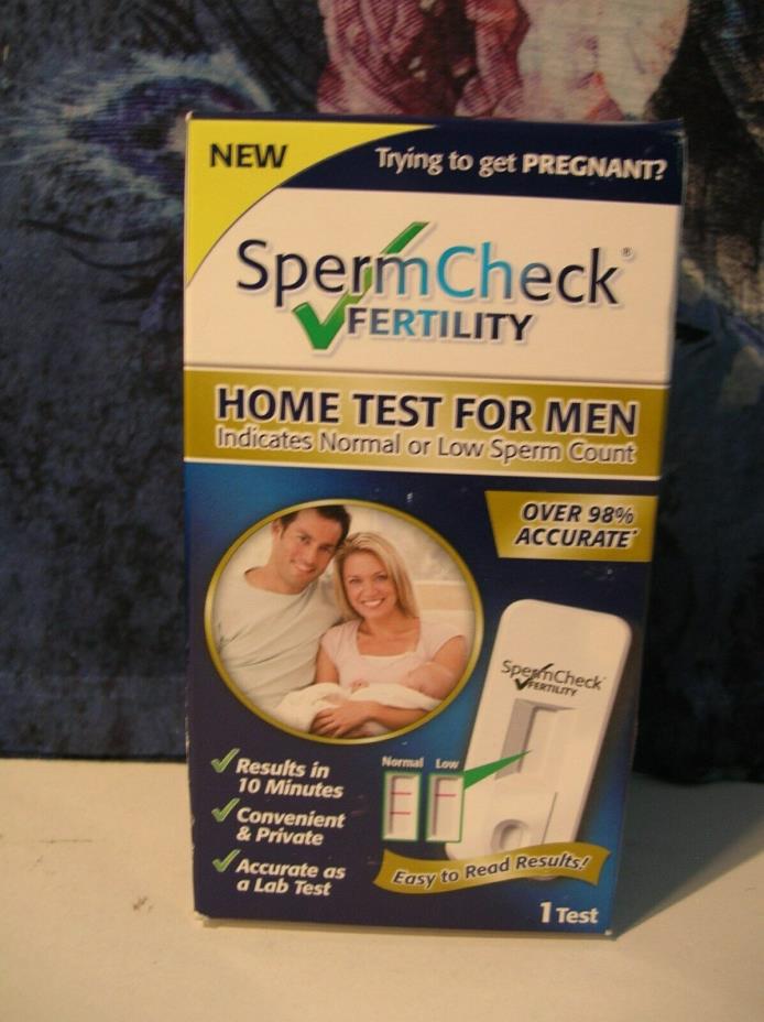 SpermCheck Fertility Home Test For Men 1 Test Exp. 01/2019 #1
