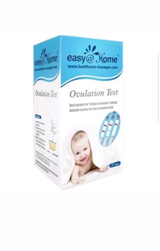 Easy@Home 25 Ovulation LH Urine Test Strips, 25 LH Tests