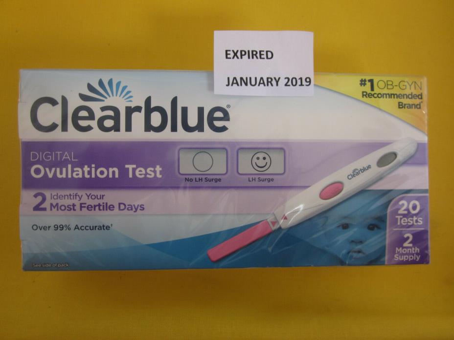 Clearblue Fertility 20 Advanced Digital Ovulation Test - EXPIRED 01/2019