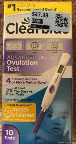 Clearblue Advanced Digital Ovulation Predictor Test10 tests Exp 7/31/19