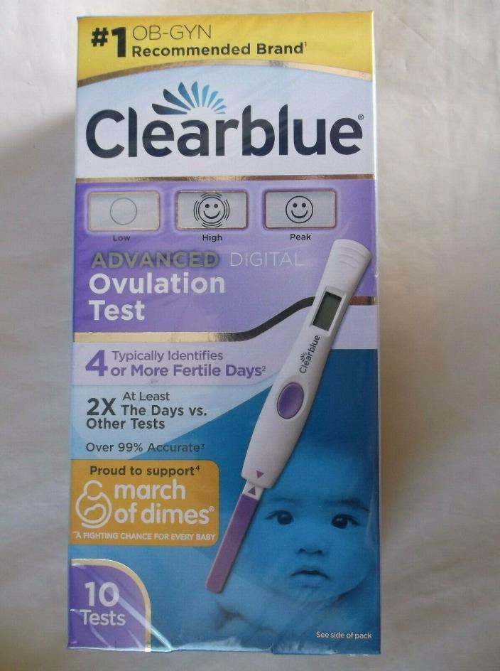 Clearblue Advanced Digital Ovulation Test 10 Count
