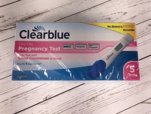 Clearblue Digital Pregnancy Tests Pack of 5 Smart Countdown 5 Days Sooner