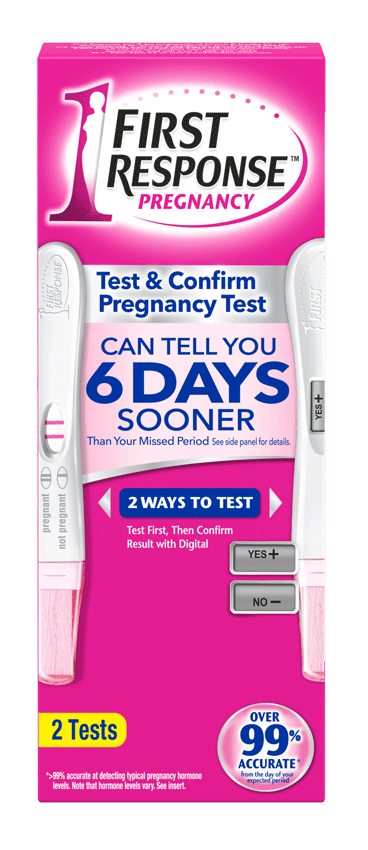 First Response Two ways to test and confirm Digital Pregnancy Test