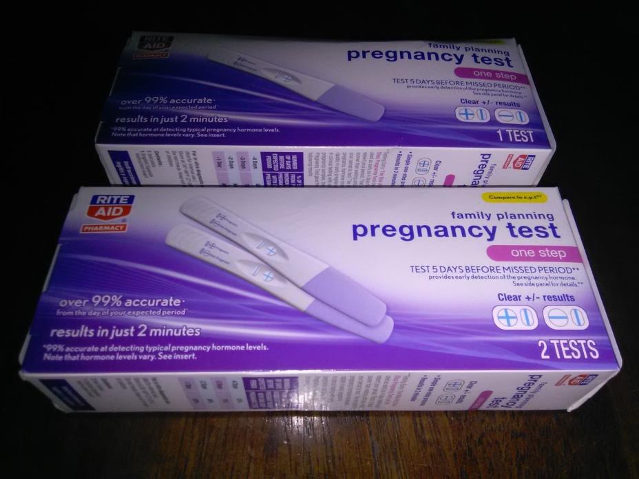 Pregnancy Test (3) Individual Tests, (One Step) RESULTS IN 2 MINUTES, 05/19