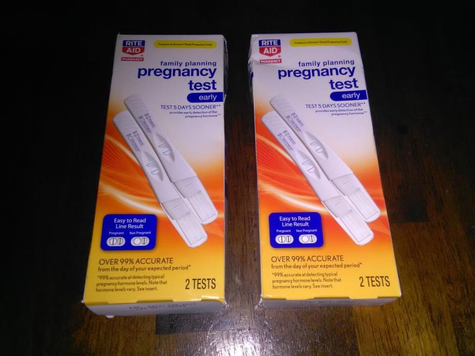 Pregnancy Test (4) Individual Tests,EARLY (Test 5 days Sooner) One Step, 1/19