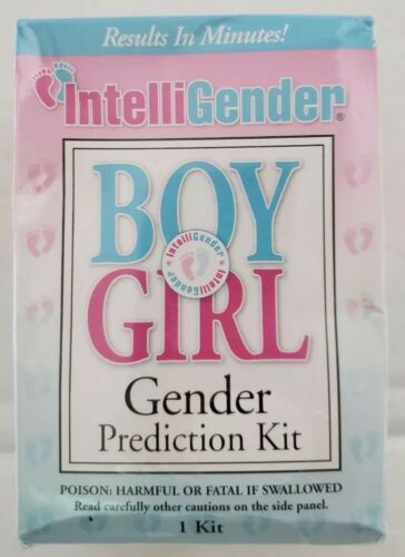 *NEW/SEALED* IntelliGender Boy or Girl Gender Prediction Kit (Exp 01/2020)