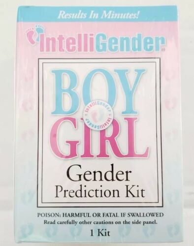 *NEW/SEALED* IntelliGender Boy or Girl Gender Prediction Kit (Exp 12/2019)
