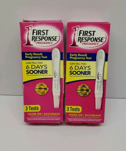 First Response Early Result Pregnancy Test, 3 Tests Each (2 Pack) Exp 5/19+