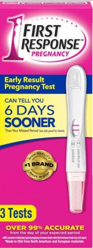 First Response Pregnancy Test - 3 test in each box