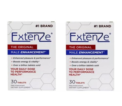 *LOT OF TWO* ExtenZe Original Male Enhancement 60ct Tablets