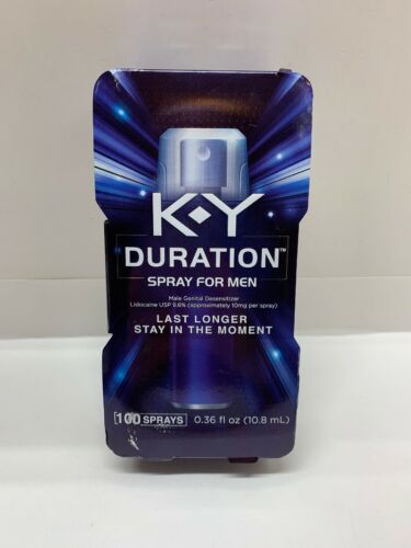 KY Duration Spray for Men Last Longer & Stay in the Moment 100 sprays Exp 7/18