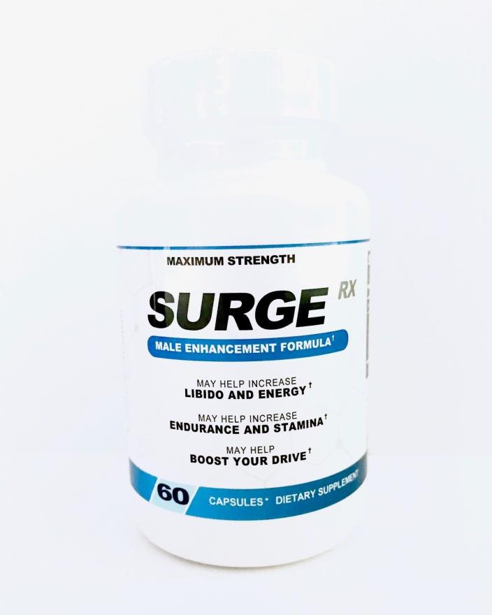 SURGE RX Male Enhancement Formula Libido Stamina SurgeRx 60 Capsules